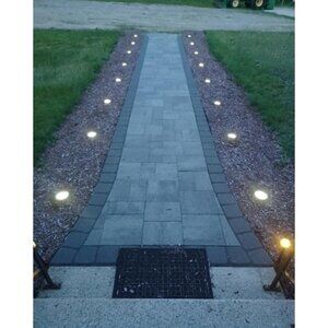 Solar Ground Lights, Waterproof Solar Garden Lights, Upgraded Outdoor Lights